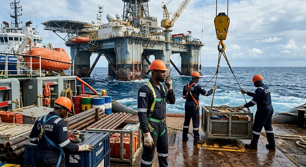 Marine and offshore logistics operation