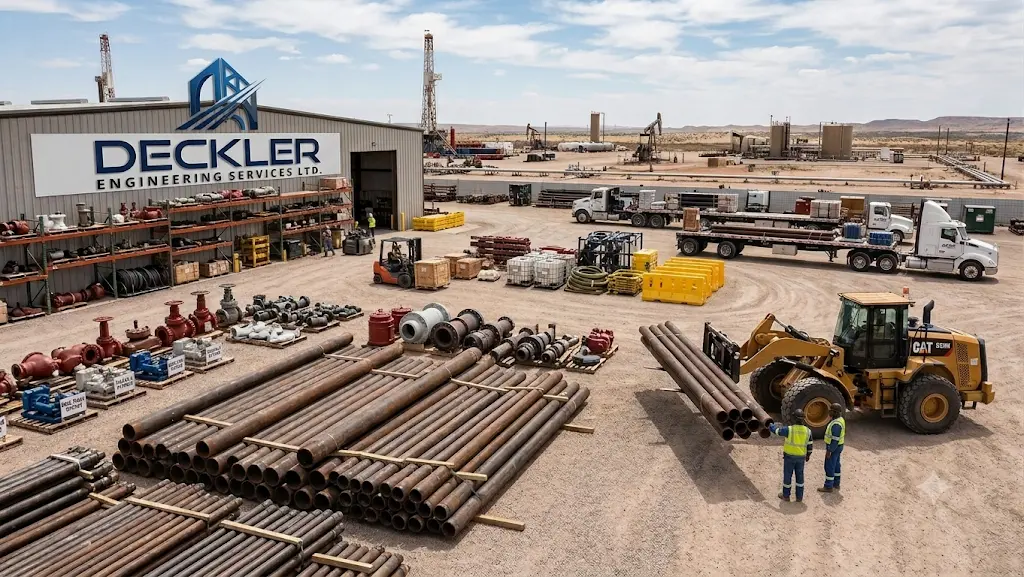 Oil-field materials supply facility